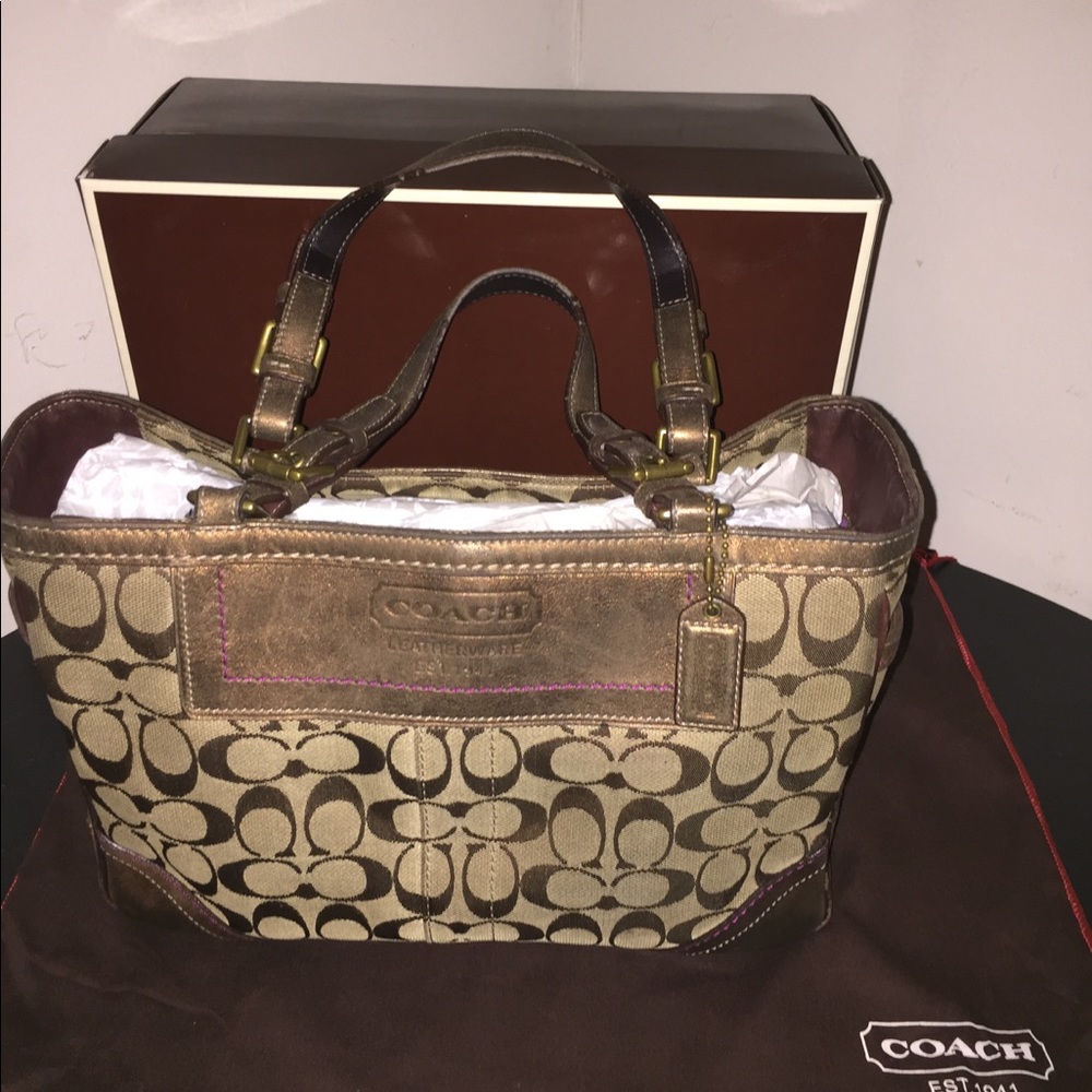 Coach Zip Tote